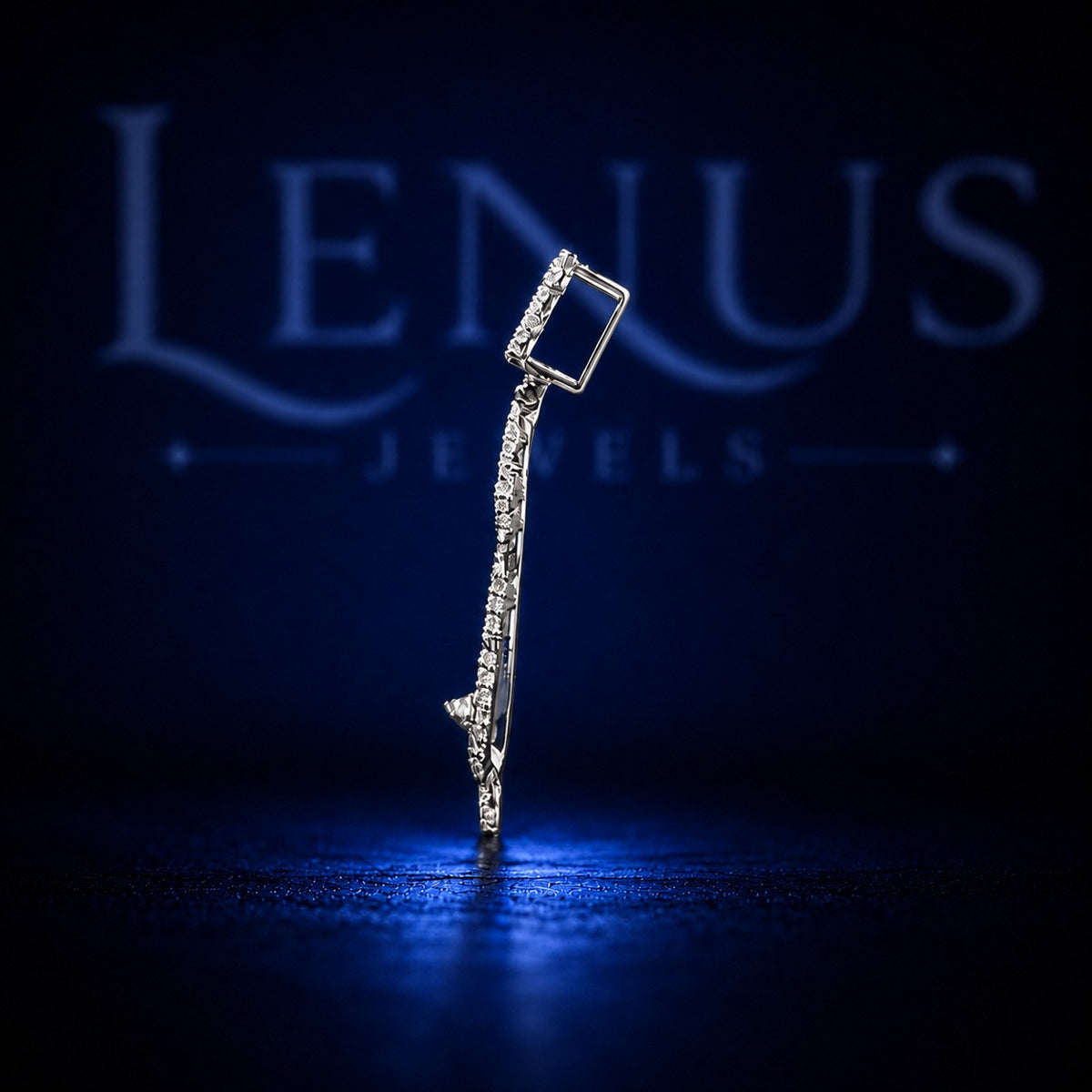 Iced Out Number 7 Dragon VVS Moissanite Pendant – 925 Sterling Silver Lucky Number 7 Hip Hop Jewelry, Diamond Tester Pass, 3D Charm