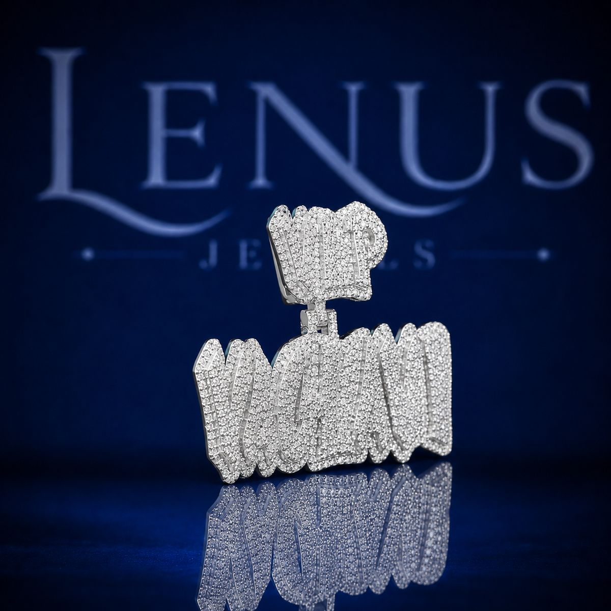 Custom Iced Out Bubble Letter Name Pendant – VVS Moissanite 925 Sterling Silver 3D Graffiti Nameplate Hip Hop Jewelry Necklace Charm