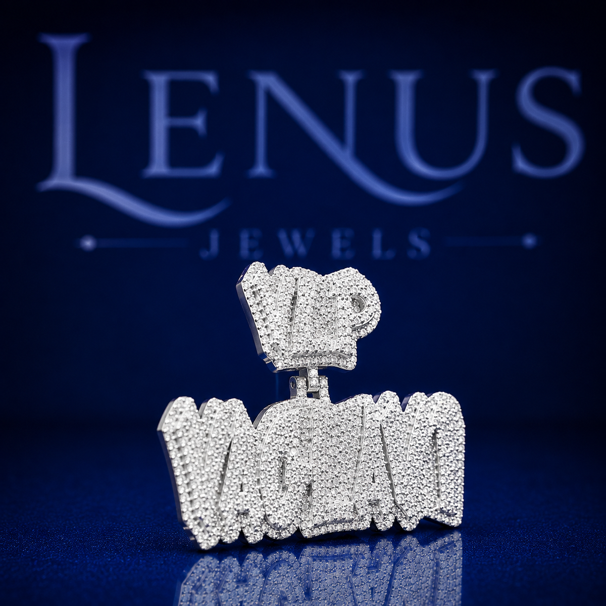 Custom Iced Out Bubble Letter Name Pendant – VVS Moissanite 925 Sterling Silver 3D Graffiti Nameplate Hip Hop Jewelry Necklace Charm