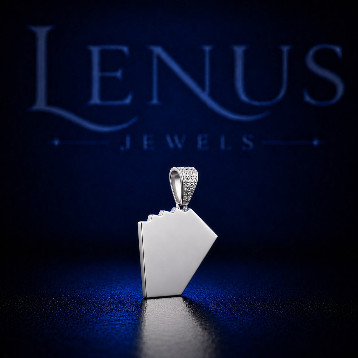 Iced Out Ace of Spades Playing Cards Moissanite Pendant VVS 925 Sterling Silver Casino Poker Hip Hop Jewelry for Men