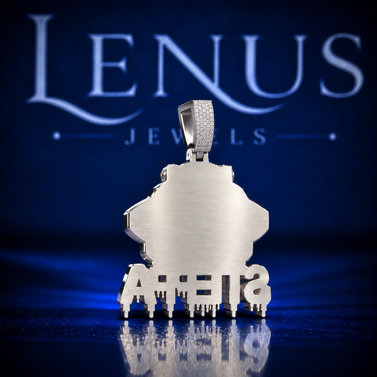 Iced Out Polar Bear Moissanite Pendant – VVS 925 Sterling Silver KOLD STEPPA Hip Hop Statement Pendant for Men & Women