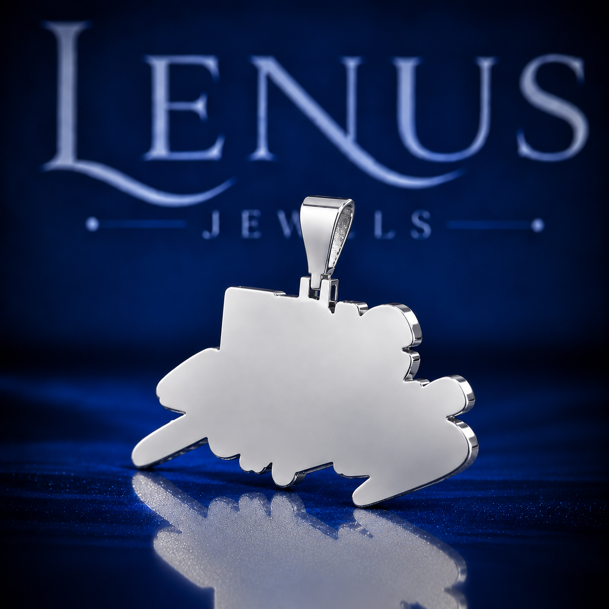 Iced Out Eric Scales Moissanite Name Pendant – VVS 925 Sterling Silver Custom Hip Hop Statement Pendant for Men & Women
