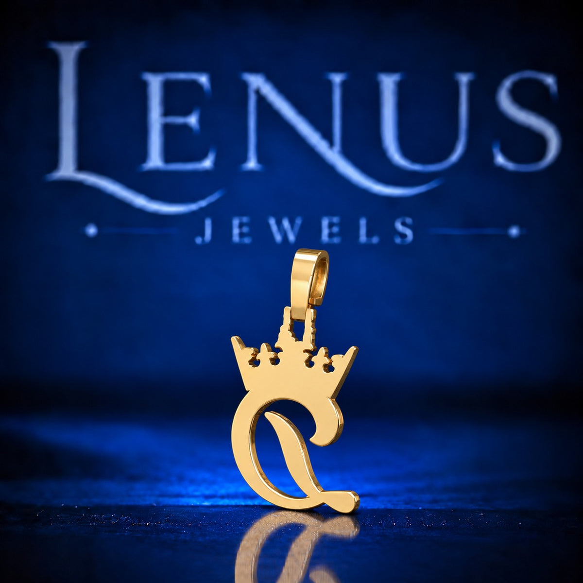 Crown D Initial Moissanite Pendant – VVS Iced Out Letter Pendant, 925 Sterling Silver Custom Hip Hop Jewelry for Men & Women