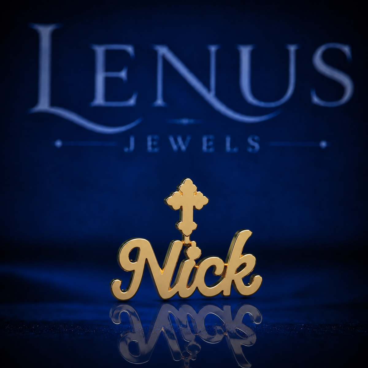 Custom Name Moissanite Pendant – VVS Iced Out Script Name 925 Sterling Silver Personalized Hip Hop Jewelry