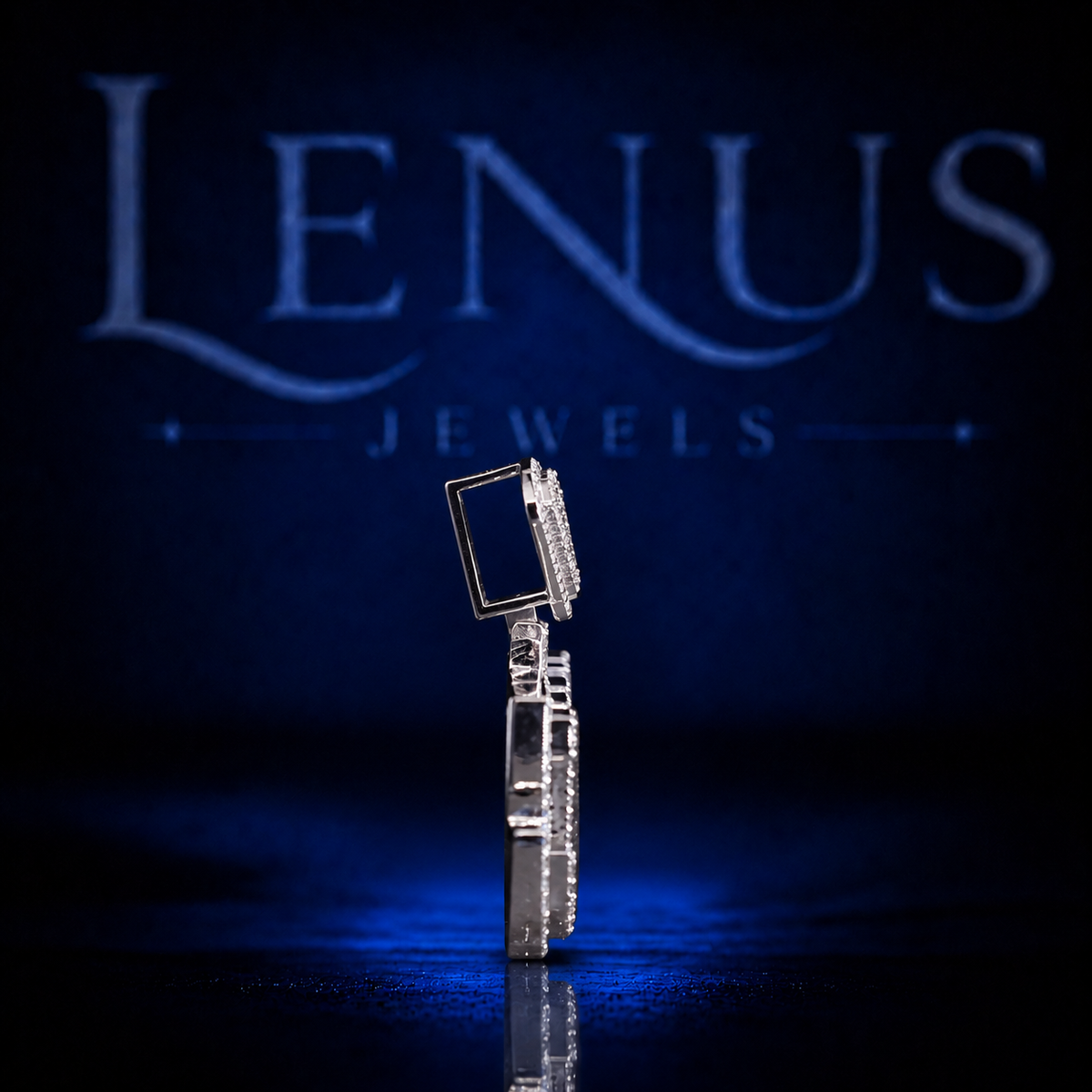 Custom JOSY Name Pendant VVS Moissanite Iced Out 925 Sterling Silver Diamond Bail Hip Hop Personalized Name Jewelry for Men