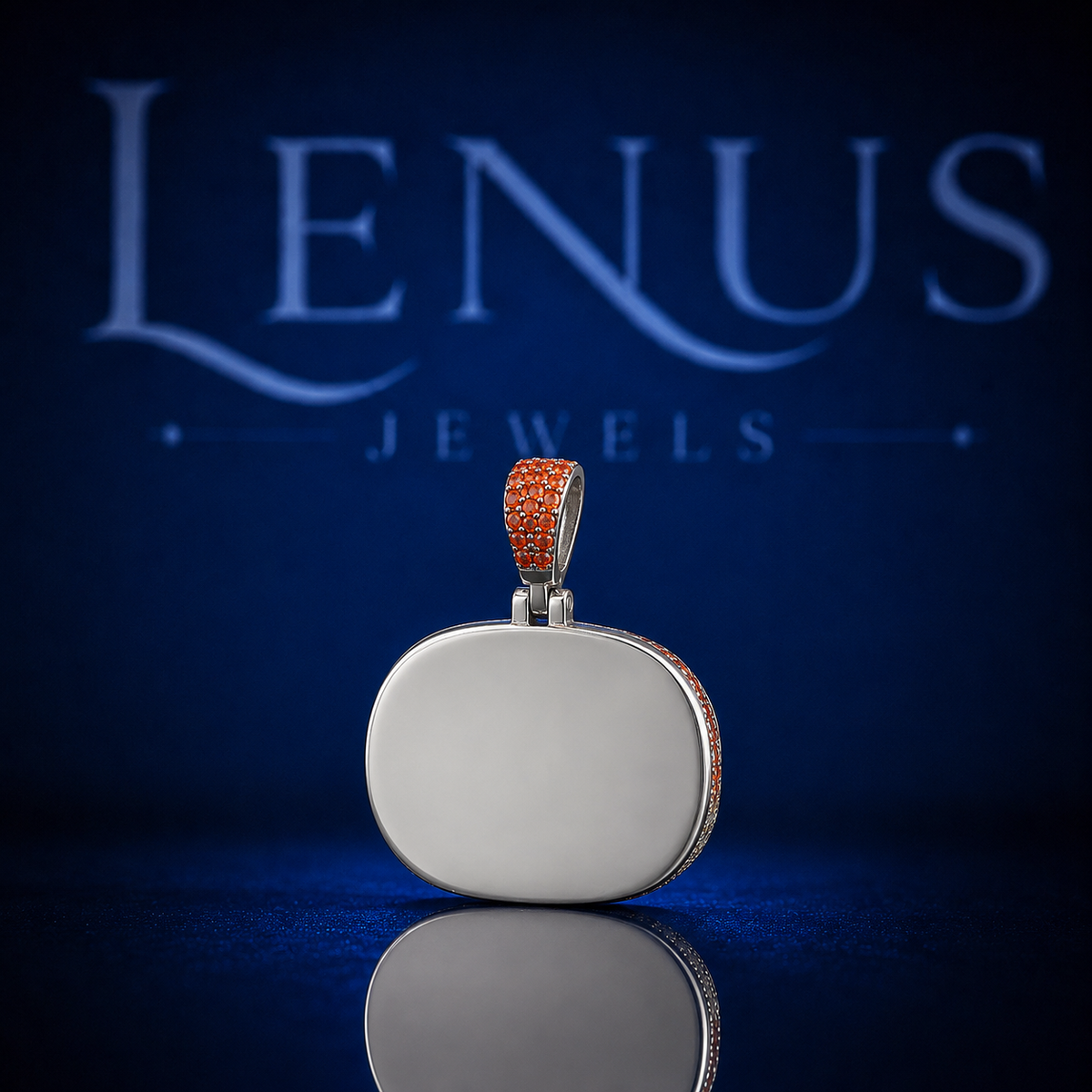 Iced Out Halloween Pumpkin Pendant 925 Sterling Silver Orange Moissanite Jack O Lantern Charm Hip Hop Jewelry Spooky Unisex Gift